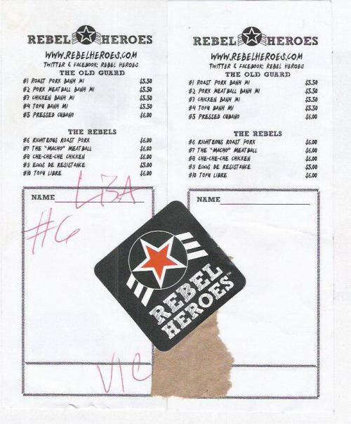 rebel heroes receipt