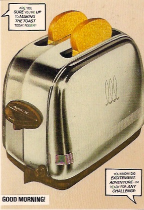 Toaster postcard