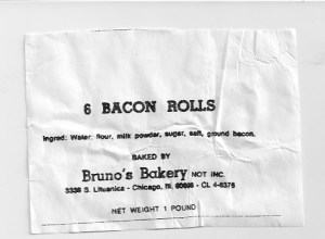 Bacon rollls