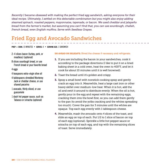 Fried Egg and Avocado Sandwiches